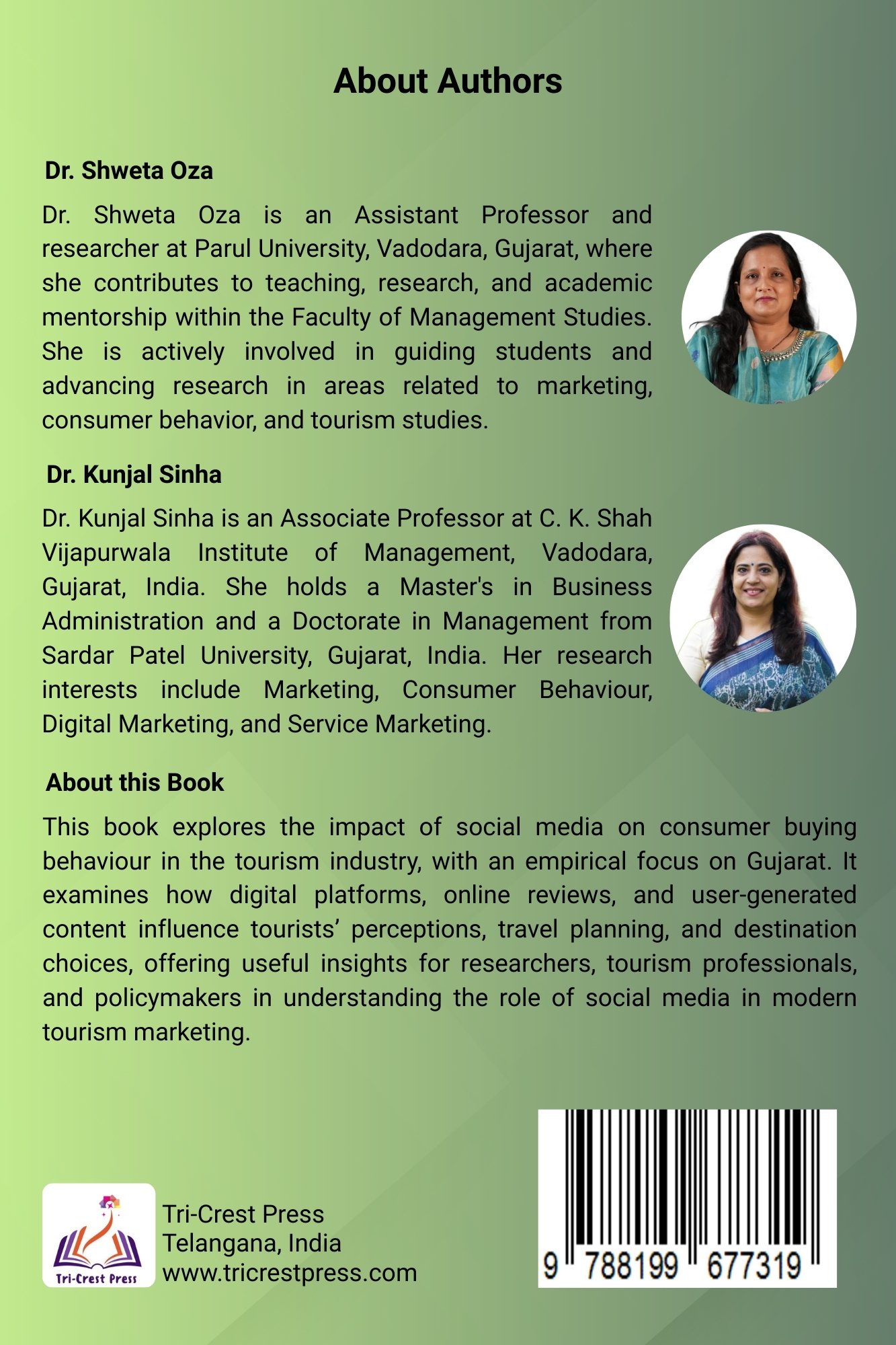 Effect of Social Media on Consumer Buying Behaviour in Tourism Industry an Empirical Study of Gujarat